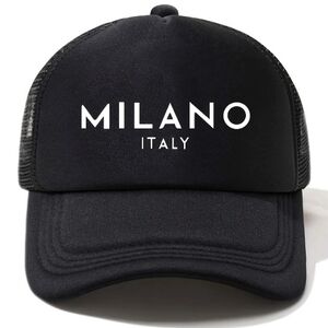 Milano Italy Black Cap